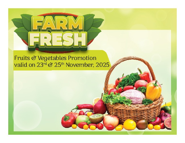 🥦🍓𝐅𝐫𝐞𝐬𝐡 𝐅𝐫𝐮𝐢𝐭𝐬 & 𝐕𝐞𝐠𝐠𝐢𝐞𝐬 𝐟𝐨𝐫 𝐚 𝐇𝐞𝐚𝐥𝐭𝐡𝐢𝐞𝐫 𝐘𝐨𝐮 • 23–25 𝐍𝐨𝐯 2025