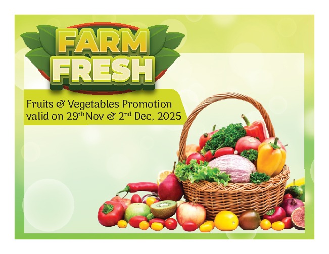 🍎🥦 𝐅𝐫𝐞𝐬𝐡 𝐃𝐞𝐚𝐥𝐬 𝐀𝐥𝐞𝐫𝐭! 𝐅𝐫𝐮𝐢𝐭𝐬 & 𝐕𝐞𝐠𝐠𝐢𝐞𝐬 𝐏𝐫𝐨𝐦𝐨 (𝟐𝟗 𝐍𝐨𝐯 – 𝟐 𝐃𝐞𝐜, 𝟐𝟎𝟐𝟓)