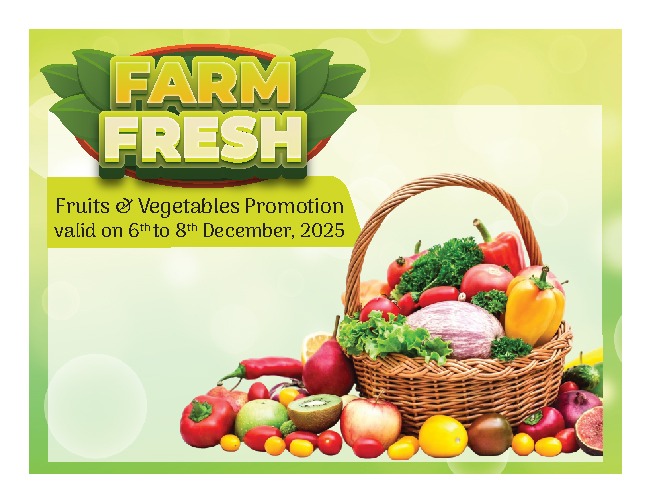 🍎🥒 𝐅𝐫𝐞𝐬𝐡𝐧𝐞𝐬𝐬 𝐖𝐞𝐞𝐤𝐞𝐧𝐝 𝐎𝐟𝐟𝐞𝐫! 𝐅𝐫𝐮𝐢𝐭𝐬 & 𝐕𝐞𝐠𝐠𝐢𝐞𝐬 𝐒𝐩𝐞𝐜𝐢𝐚𝐥𝐬 – 𝟔–𝟖 𝐃𝐞𝐜 𝟐𝟎𝟐𝟓 🥭🌽