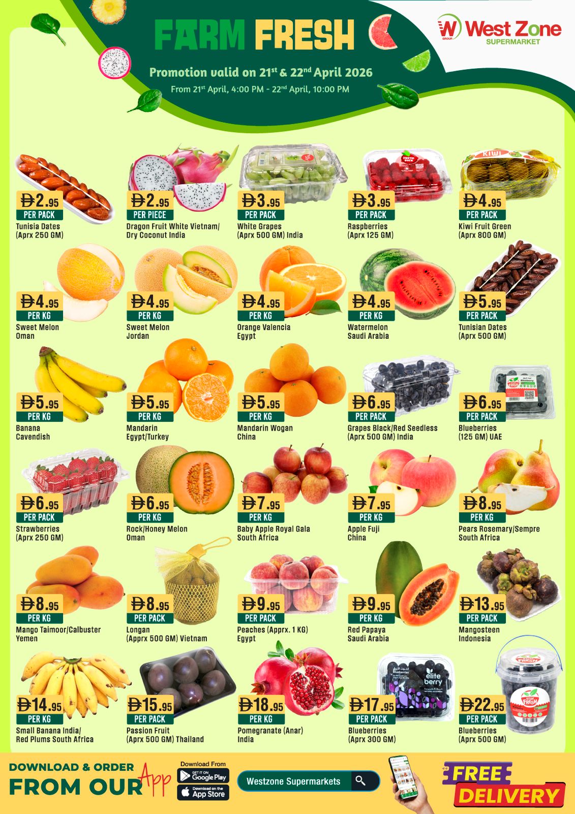 Farm Fresh Promotion Valid 21st & 22nd of April 2026