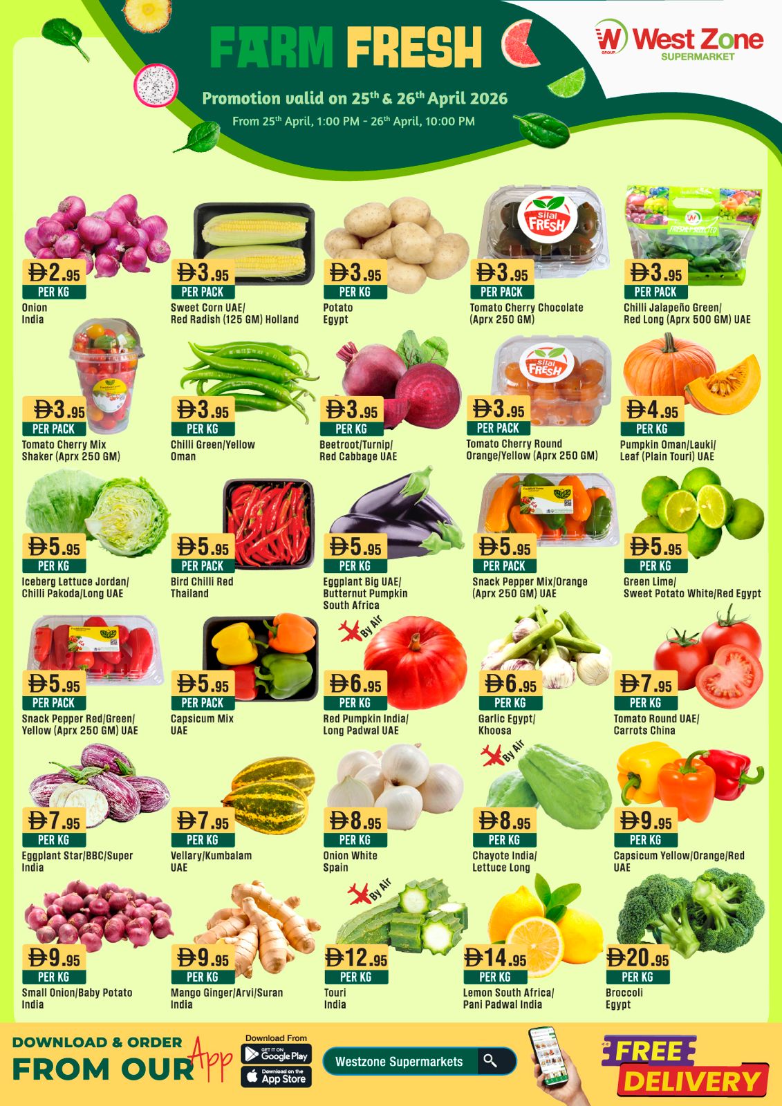 Farm Fresh Promotion Valid 25th & 26th of April 2026