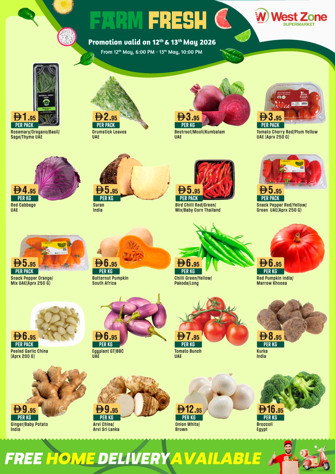 Farm Fresh Promotion valid 12th & 13th May 2026
