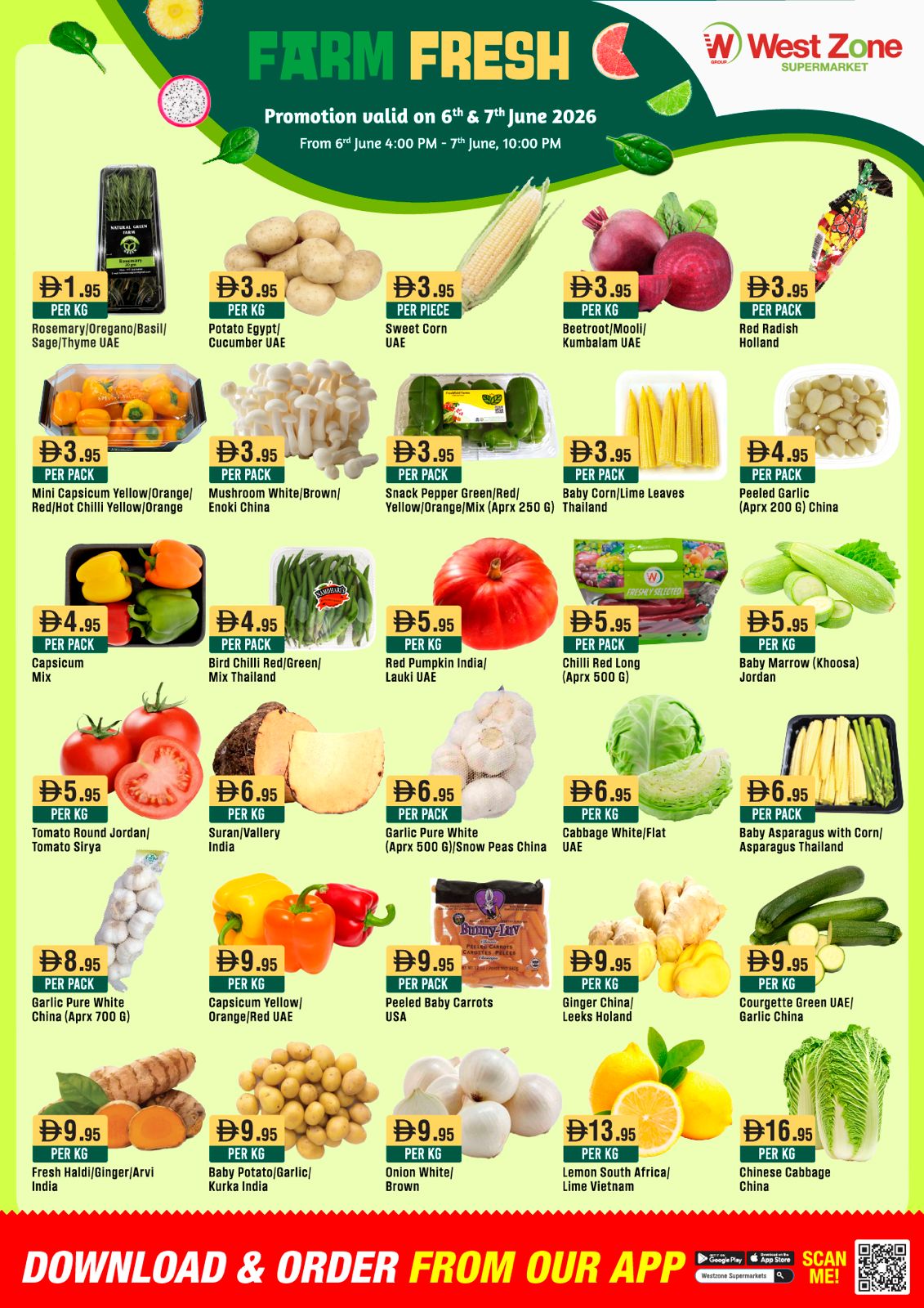 Farm Fresh Promotion valid 6th to 7th June 2026