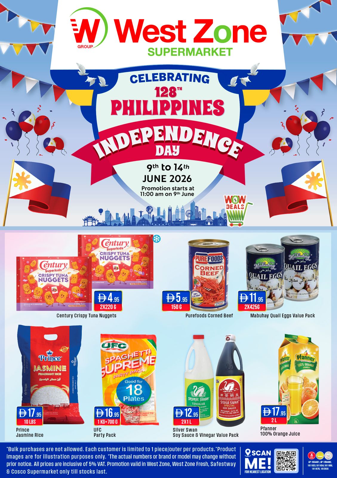 Celebrating 128th Philippines Independence Day 9th to 14th June 2026
