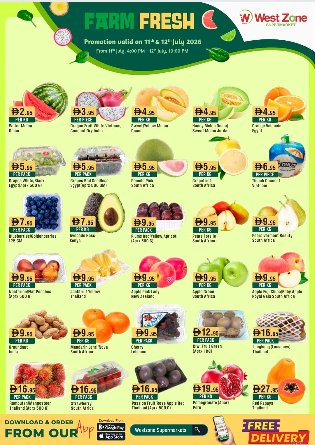 Farm Fresh 11th to 12th of July 2026
