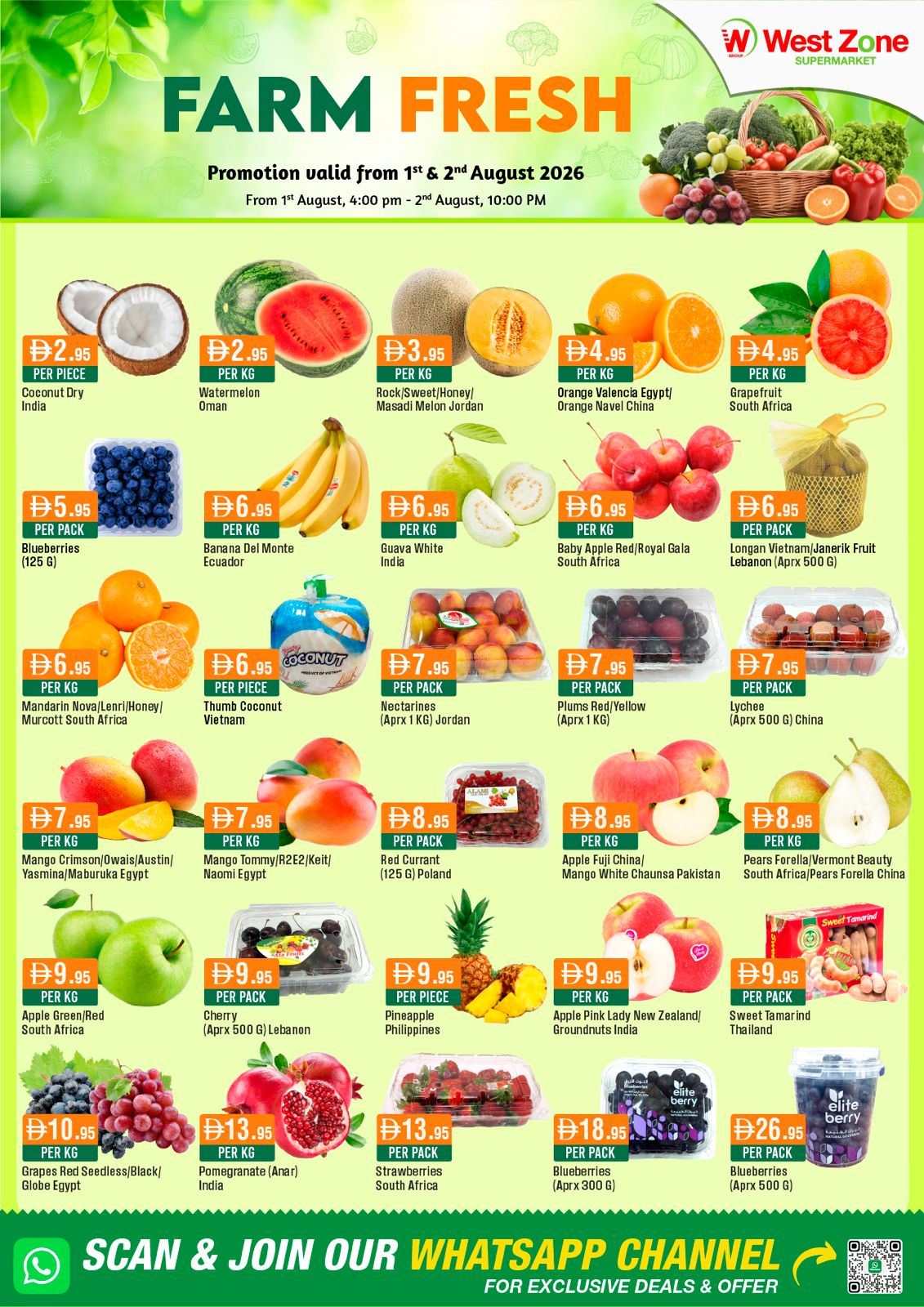 Farm Fresh 1st to 2nd of August 2026