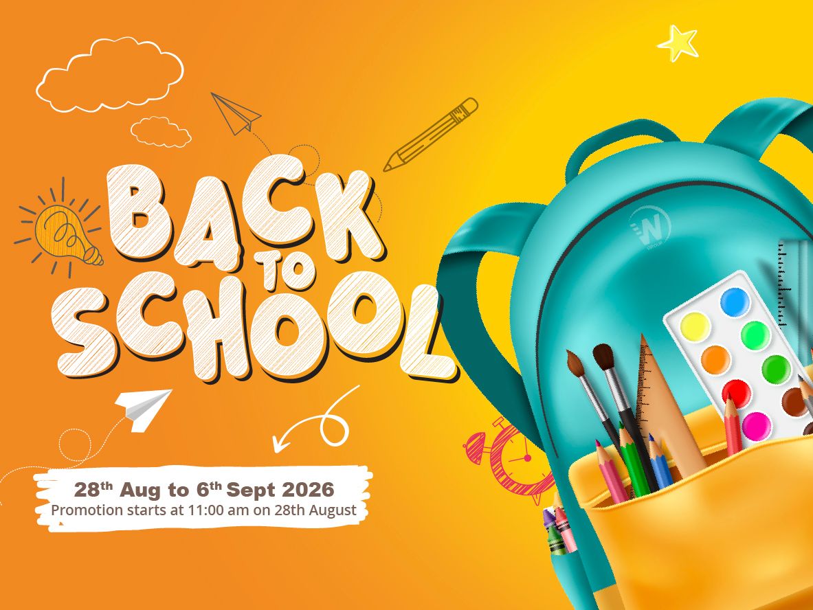 Back to School 28th August – 6th September 2026