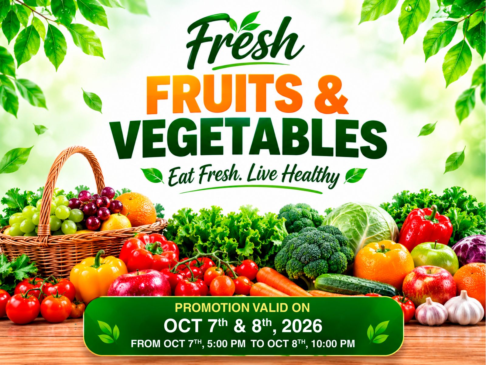 FRESH SALE IS ON 7-8 October